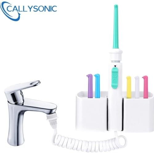 CALLYSONIC 6 Nozzles Faucet Oral Irrigator Water Dental Jet Flosser Dental Oral Irrigation Teeth Cleaning Machine