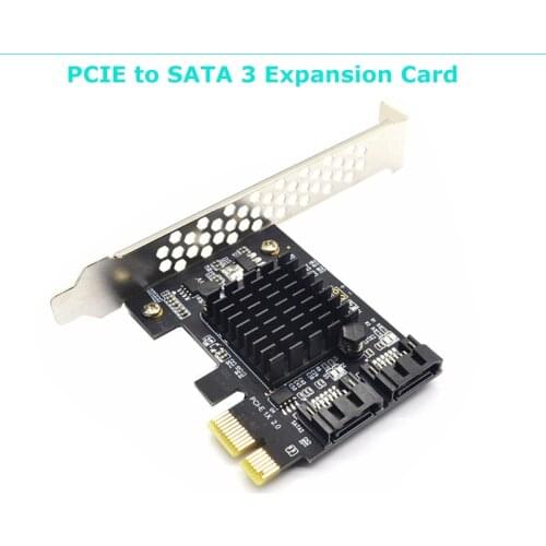 PCI-Express X1 Slot SATA3.0 Expansion Card Support 6.0 Gbps SATA 3.0 Adapter Hard Disk Expansion Hard Disk For WinXP/Win7/Win8