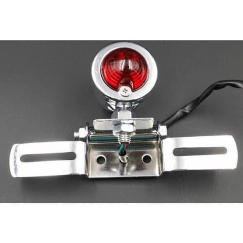 Red Bullet Motorcycle Tail Brake Light For Harley Honda Kawasaki Suzuki Yamaha