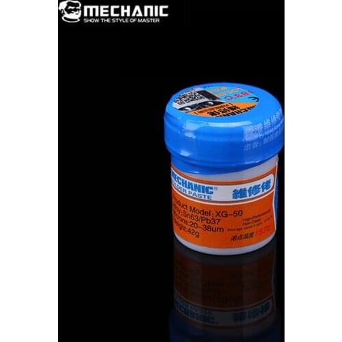 MECHANIC XG-50 42g Solder Paste Flux Soldering Paste Sn63/Pb67 SMD SMT BGA Tools Welding Paste Flux For Mobile Phone Repair