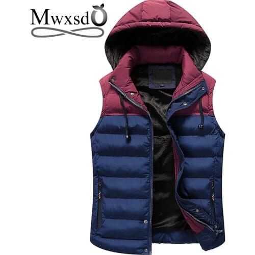 Mwxsd Hooded Vests For Men