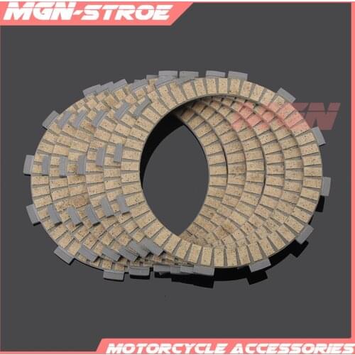 Clutch Friction Plates Disc Set 6pcs For CB400 CB-1 CBR400 NC23 VTEC 1999-2015