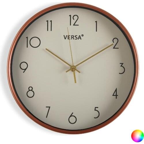 Wall Clock Gold Plastic (4 x 30 x 30 cm)