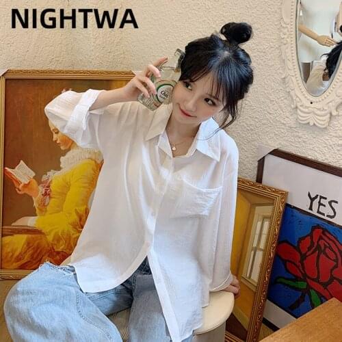 NIGHTWA Womens Long Sleeve Shirts