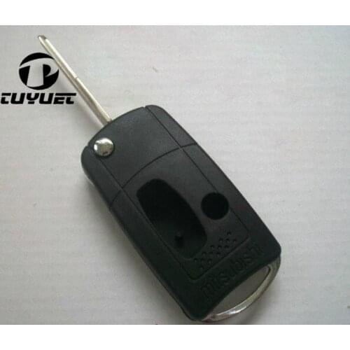 NEW 3 Buttons Modified Flip Folding Remote Key Shell for Mitsubishi ASX LANCER-EX GRANDIS Outlander Right Blade