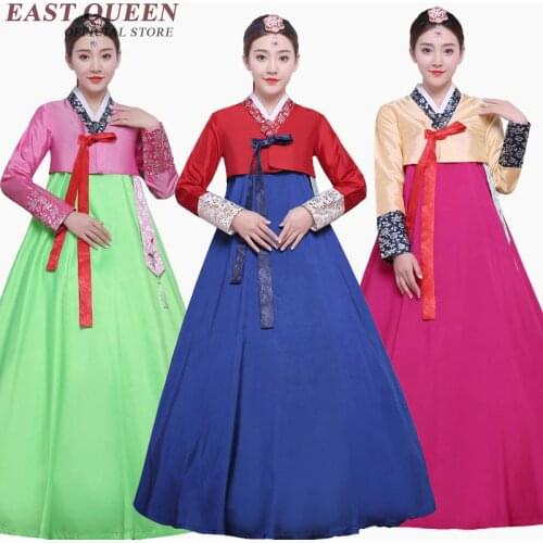 New Design Fashion Korean Traditional Dress Women Hanbok Korean Dress Ancient Clothes Luxury Korean Hanbok KK032