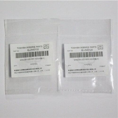 2SET Genuine New 6LJ54011000 6LJ54012000 LED Spacer Front Rear Side for Toshiba E-studio 2051C 2551C 2050C 2550C 4555C 5055C