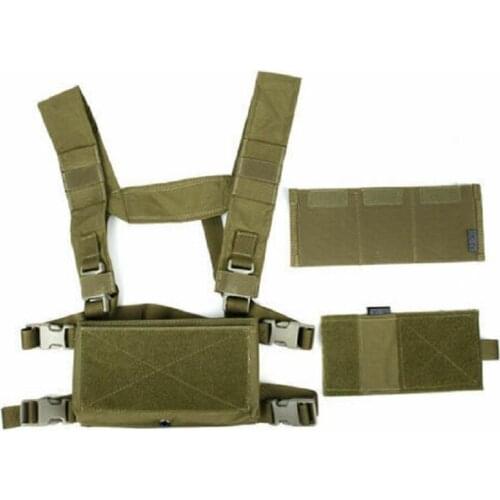 Tactical Airsoft Lightweight Vest Modular Chest Rig -Set B TMC3121 KK