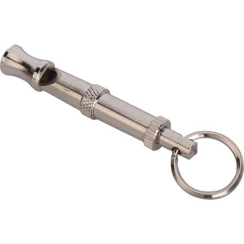 Pet Dog Training Whistle Flute Ultrasonic Sound Flute With Portable Keychain Adjustable Dog Flute Dog Bark Stop Whistle