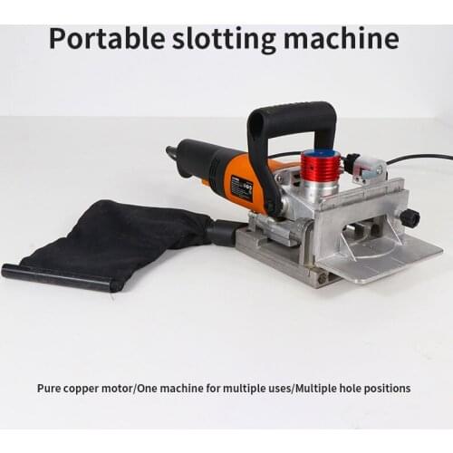 Lamino Concealed Piece Slotting Machine Small Portable Sheet Connecting Multi-function Puncher
