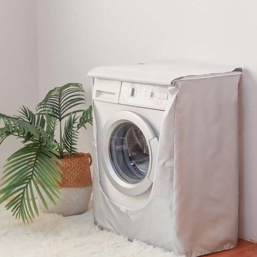 Waterproof Washing Machine Cover Polyester Sun Protection Cover Shade Dustproof Sunproof Case Washer Dust Covers Canopy S/M/L/XL