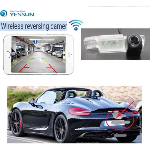 YESSUN car hd new wireless Rear Camera for For Porsche Boxster 987 981 2008~2017 HD CCD Night Reverse camera
