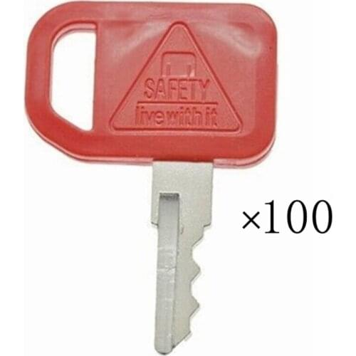 100X Ignition Key For John Deere Heavy Equipment Skid Steer Columbia T209428