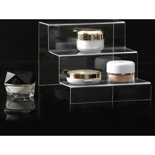3 Layers Tiers Plastic Make Up Holder Makeup Storage Display Jewelry shelf Shoes Nail Polish Rack Wallet Bag Glasses Organizer
