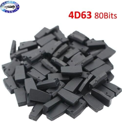 50 PCS/LOT, Auto Transponder Chip 4D63 80BITS Ceramic Car Chip Blank Key Chip For Ford For Mazda