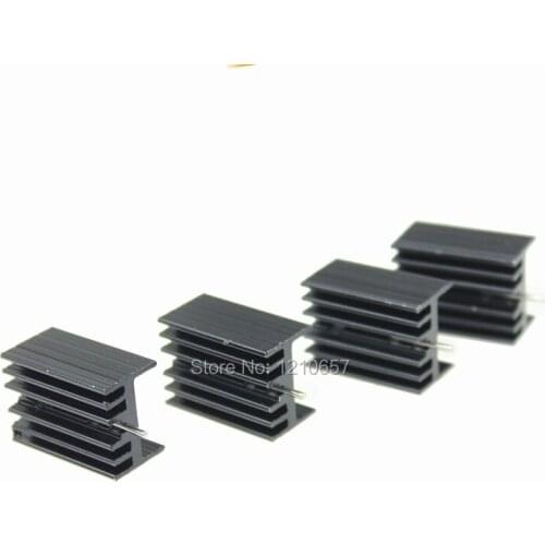 50 pieces lot 21x15x11mm IC Heatsink TO-220 TO220 Triode Heat Sink Integrated Circuit