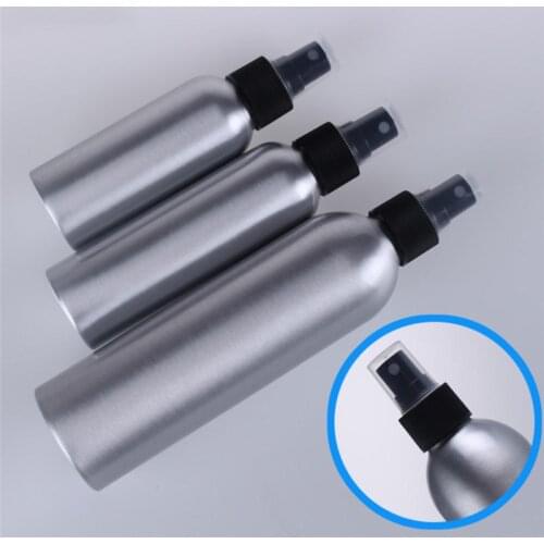 30/50/100ML Aluminum Spray Bottle Refillable Perfume Portable Empty Container Travel Cosmetic Sprayer Atomizer Silver