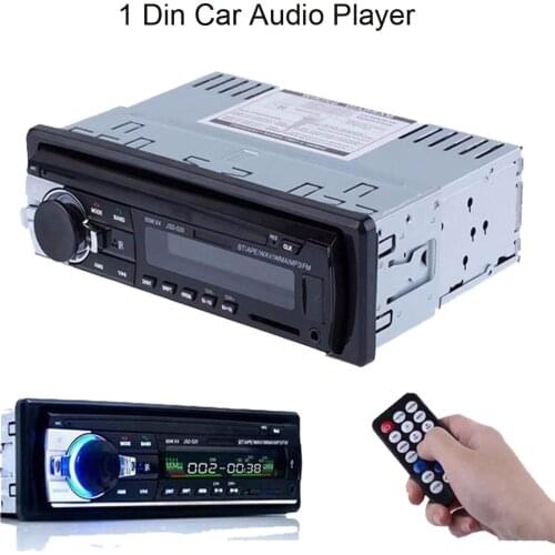 1 Din Car Radio Stereo FM Aux Input Receiver SD USB JSD-520 12V In-Dash 1 Din Car MP3 USB Multimedia Headunit Player