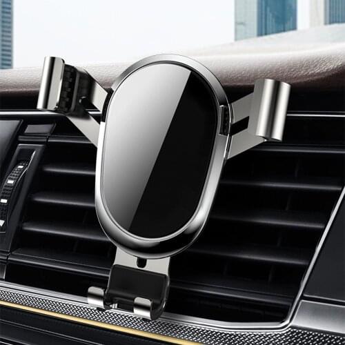 Outlet Car Phone Holder Wireless Charger Gravity Bracket Mounts Phone Stand Holder for Car Interior Accessories Parts A018