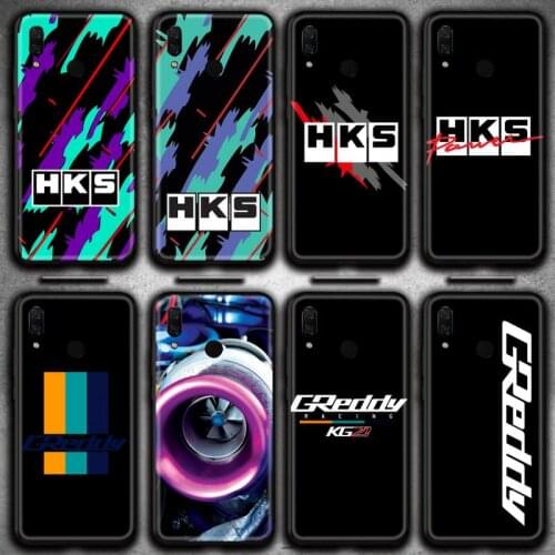 HKS Sports Car Brand Phone Cases for Huawei Y6P Y8S Y8P Y5II Y5 Y6 2019 P Smart Prime Pro