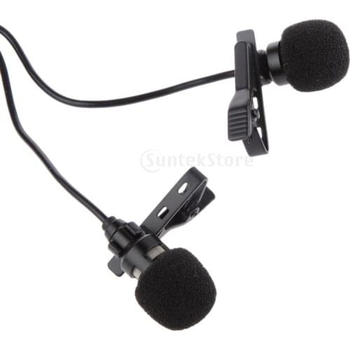 Black Electret Condenser Type Mobile Microphone for Mobile Phones Computers