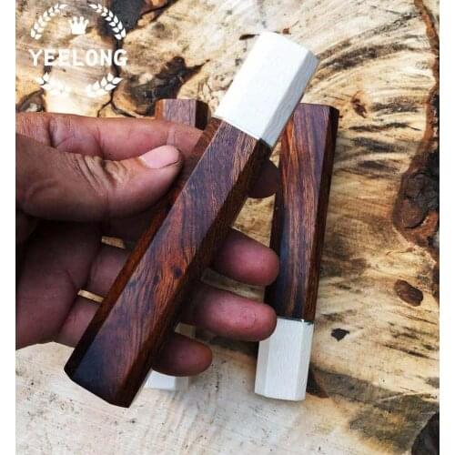 Knife handle scales wood Burl WOODen Poplar Cottonwood Block Blank Knife Knive Handle Desert Ironwood Scale Burl WOODen