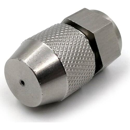 Stainless Steel 1/4" Male Thread Fog Cannon Mist Spray Nozzle, Adjustable Low Pressure Atomizing Nozzle, Water Spray Nozzles