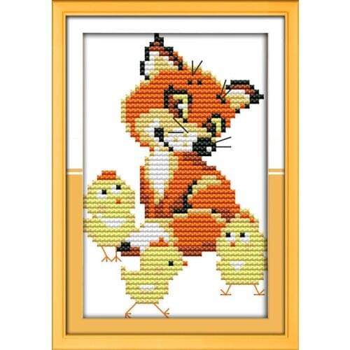 Looking for mother cross stitch kit cartoon 11ct count print canvas stitches embroidery DIY handmade needlework plus