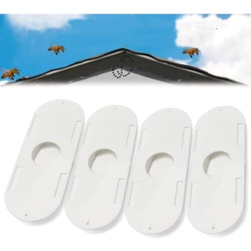 4pc 110*43mm Plastic Useful Beekeepers Porter Bee Escapes Beehive Nest Door Anti-run Beekeeping Tools Equipment Shellhard