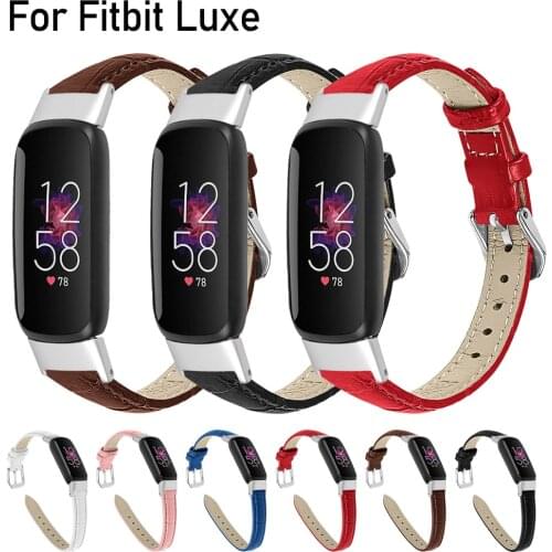 Leather band for Fitbit Luxe Watch Strap Bracelet For Fitbit luxe Special Edition Womens Wrist Band Smart Correa Slim