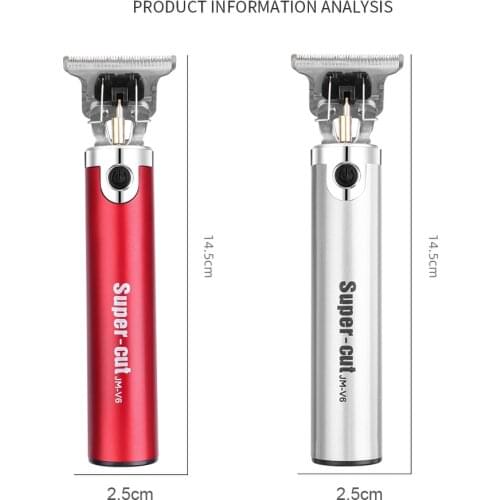 New Hair Clippers Cordless Outliner Remover Professional Hair Trimmer For Men Rechargeable Barber Beard Electric Haircut Machine