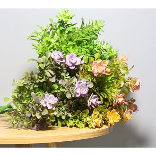 Milan Begonia Bunch Indoor Home Living Room Simulation Flower Restaurant Decoration Real Estate Partition Floral Arrangement