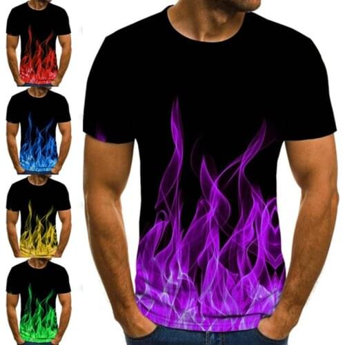 2021 Summer Casual Men T-shirt Fashion Short Sleeve O-neck Streetwear Outdoor Tees Top Harajuku Fashion Print Graphic T Shirts