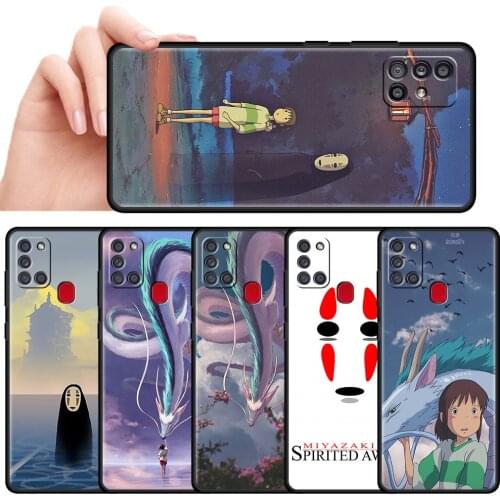 Soft Silicone Case For Samsung Galaxy A51 A21s A71 A12 A31 A52 A41 A32 M51 A02s A11 A72 M31 M30s Phone Cover Anime Spirited Away
