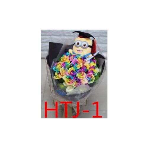 New simulation rose wedding holding flower wedding photography photo decoration bouquet HTJ