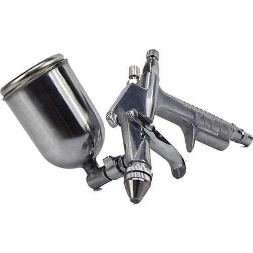 125ml Capacity 0.02Inch Nozzle Spray Body Shop Air Professional Spray Gun Paint Sprayer Airbrush for Car Model Paint Repair , Ma