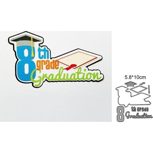 Graduation Cutting Dies New 2021 Metal Cutting Dies For DIY Scrapbooking And Card Making Decorative Embossing Die Cut Craft Dies