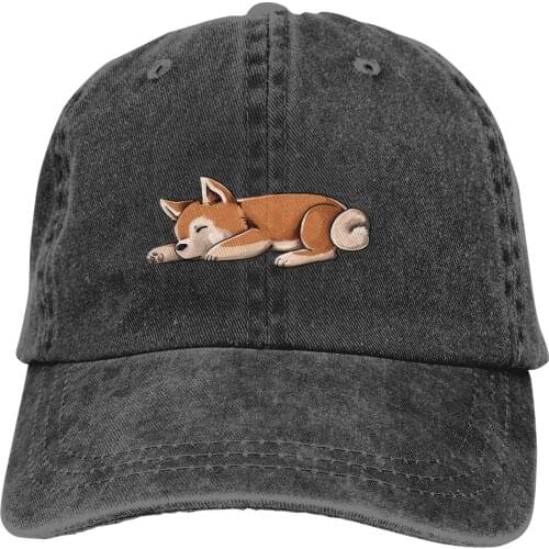 Shiba Inu,cute Dog Baseball Cap cowboy hat Peaked cap Cowboy Bebop Hats Men and women hats
