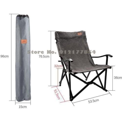 Outdoor Folding Chair Barbecue Aluminum Alloy Fishing Canvas Sedentary Ogawa Chair