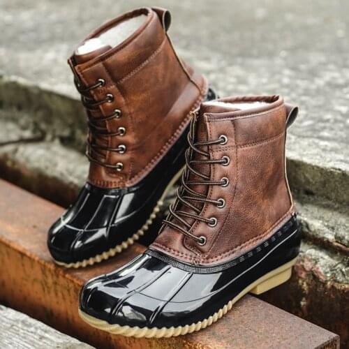 Winter Women Boots Waterproof Woman Plush Fur Platform Boot Increase Female Shoes Warm Womens Rain Boots Botas Mujer