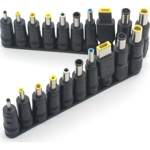 10pcs/set Universal for Notebook Laptop DC Power Charger Supply Adapter Tips Connector Jack to Plug Charging