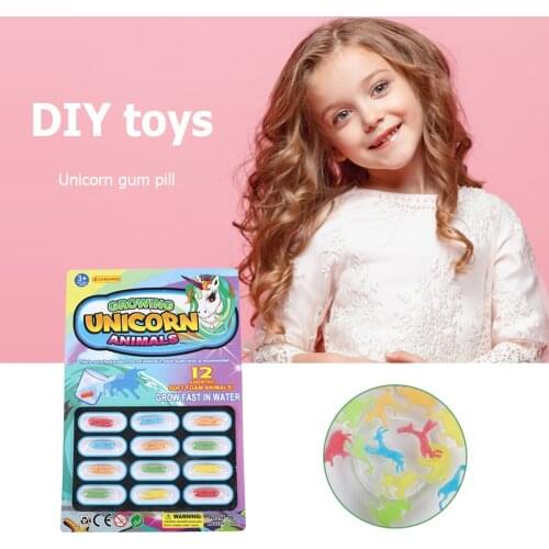 12pcs Water Absorption Larger Capsule baby kids toys fashion DIY Expansion Grow Toys Random brinquedos 5 styles juguetes