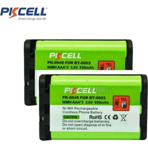 2pcs 3.6V Model Battery Replaces for Uniden BBTY0545001 BT-0003 BT0003 PK-0045 Uniden CTX440 8865 NIMH Rechargeable Cordless