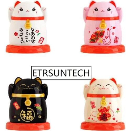 96pcs Household Toothpick Case Kitchen Accessories China Lucky Cat Toothpick Dispenser Box Holder Living Room