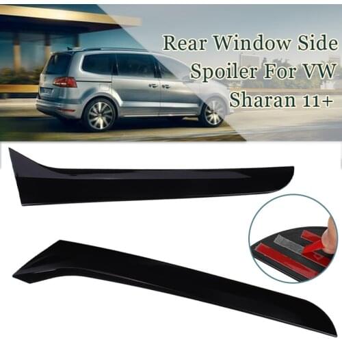 2pcs Car Rear Window Side Spoiler Spoiler Canard Canards Splitter Fit For VW Sharan 2011 2012 2013 2014 2015 2016