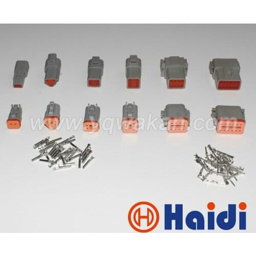 Free shipping 1set complete 6 models Deutsch DT06/DT04 2/3/4/6/8/12 Pin Engine/Gearbox connector for car,bus,motor,truck
