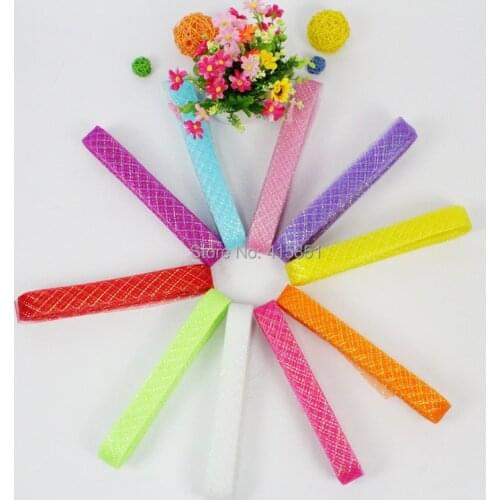 Free Shipping 3 cm Flat Plain Crin Horsehair Braid Fascinator Nylon Mesh Fabric 100yard/lot