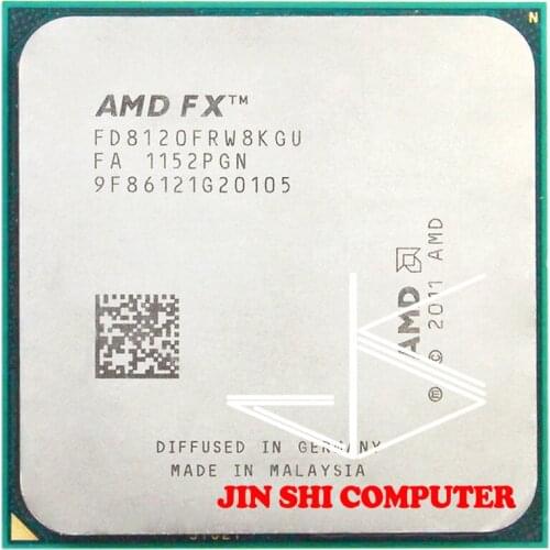 Free Shipping AMD FX-Series FX 8120 AM3+ 3.1GHz 8MB 125W processador Eight Core CPU processor