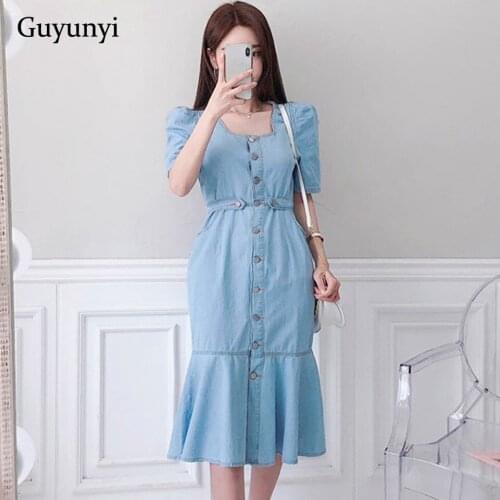Джинсовые летние платья GUYUNYI China At AliExpress