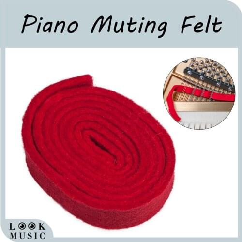 Piano Muting Felt Muting Tool Red Wool Felt Temperament Strip Tuning Tool Piano Tools